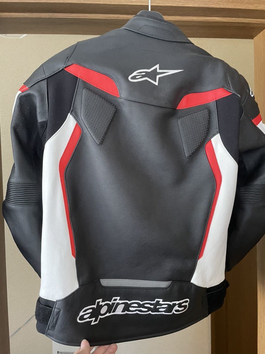 alpinestars アルパインスターズ GP PLUS R V2 レザージャケットBLACK WHITE RED サイズ50_2