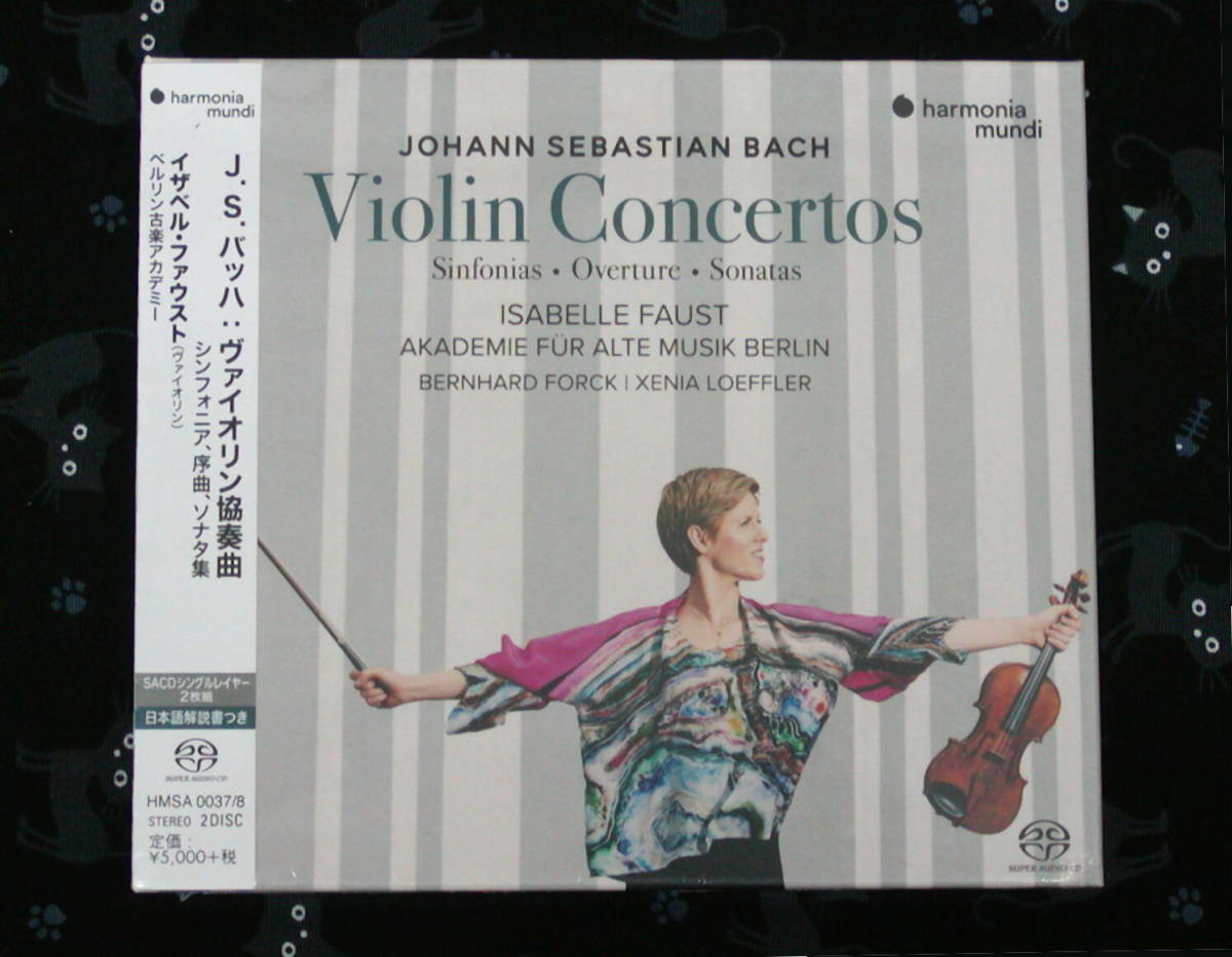 SACD イザベル・ファウスト バッハ : - 希少 無伴奏ヴァイオリン