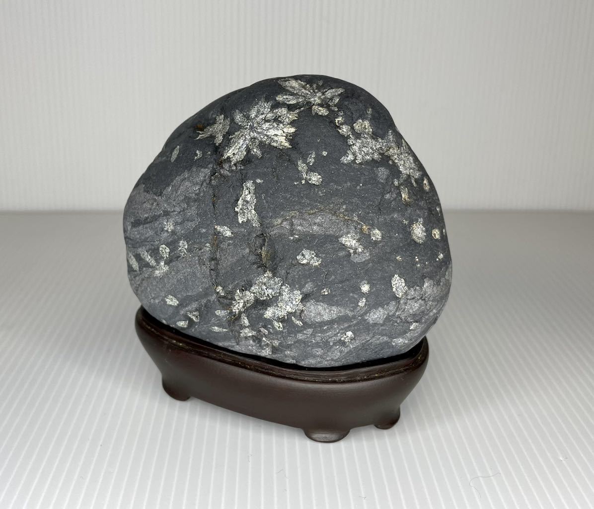 水石 桜石 鑑賞石 渡良瀬川 渡良瀬川桜石 自然石 590g さくら石