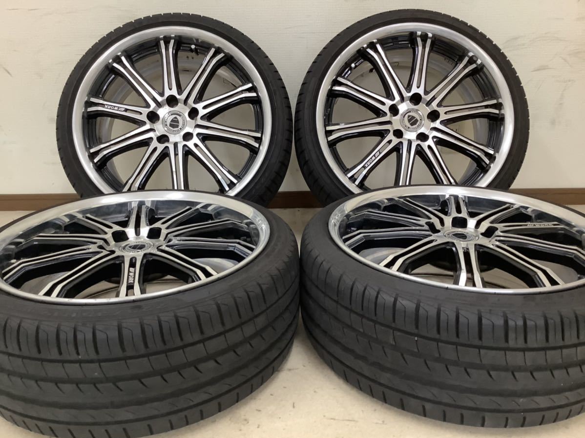 □WORK SCHWERT SW1シュバート[19インチ 8.5J 5穴 PCD112 +42/+50 