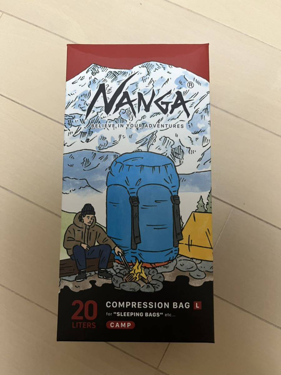 大人気，新作 ナンガ コンプレッションバッグ L N1CG ドライバッグ 登山 キャンプ 圧縮袋 防水透湿 シーム処理 シュラフ 寝袋 ダウンウェアなど(封筒型シュラフ)｜売買されたオークション情報、yahooの商品 封筒型シュラフ