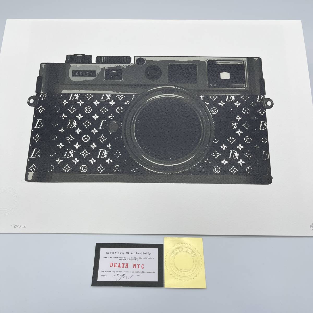DEATH NYC 世界限定100枚 アートポスター LEICA ライカ M8 LOUIS 