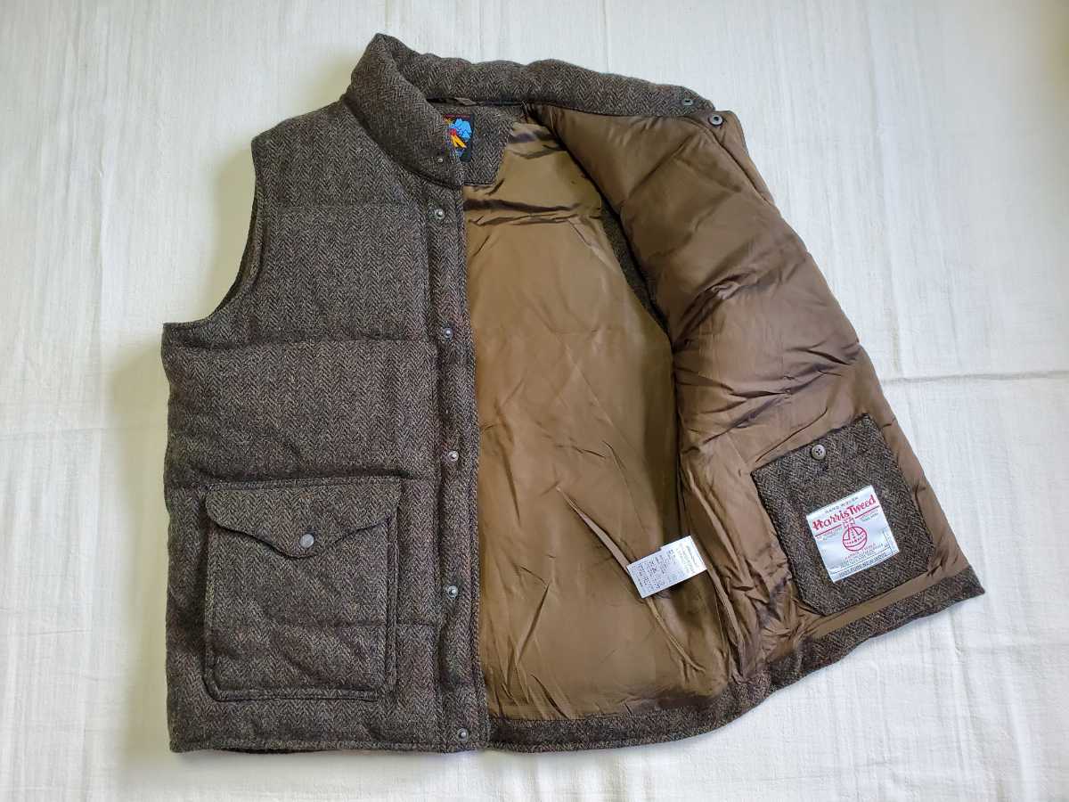 □【状態良】Eddie Bauer × HARRIS TWEED エディー・バウアー×ハリス