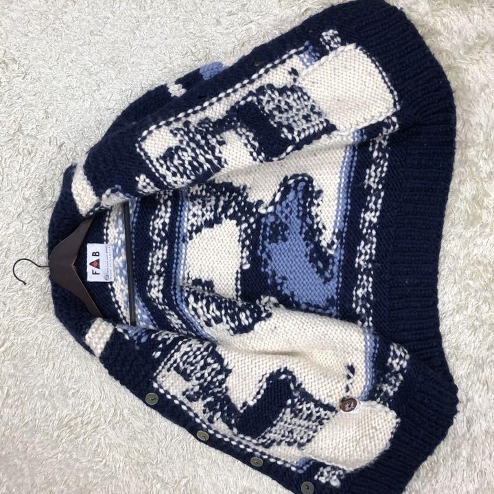 定価約5万円】FAB カウチンニット MADE IN CANADA セーター ウッド 