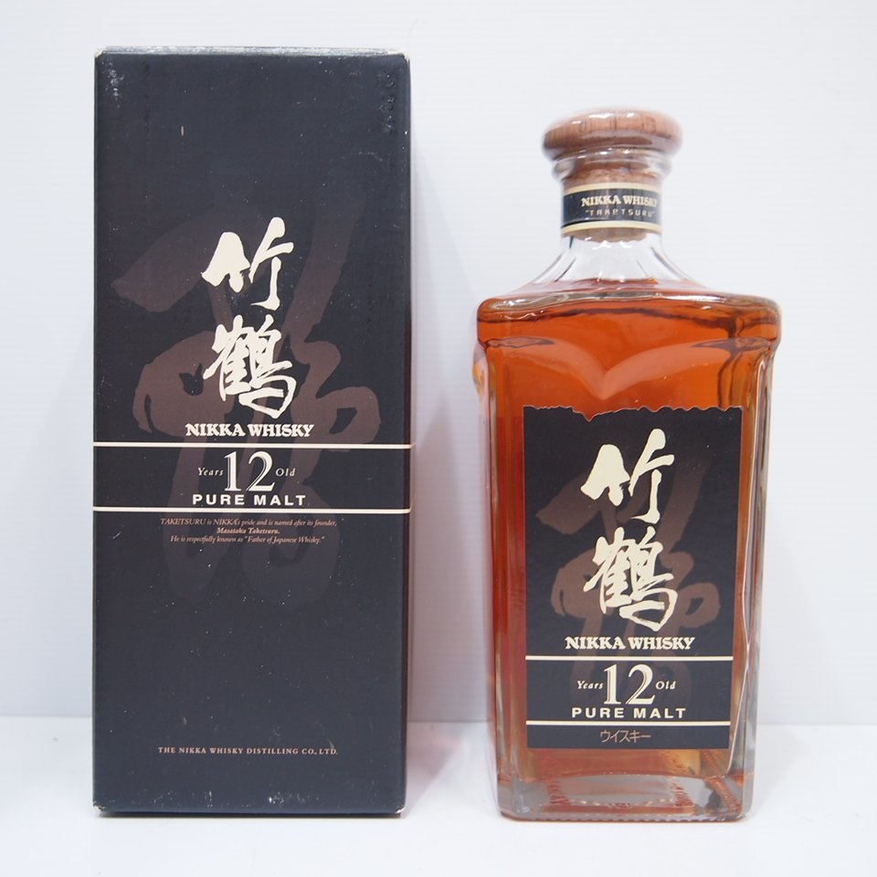 18 EN 未開詮 竹鶴 12年 ピュアモルト ニッカ ウイスキー TAKETSURU