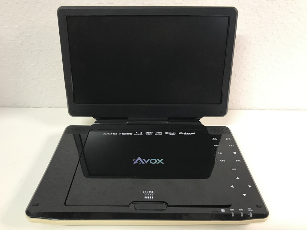 即発送】【Blu-ray】AVOX ポータブル ブルーレイディスクプレーヤー 25