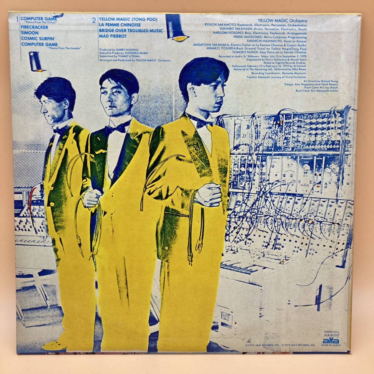 YMO Yellow Magic Orchestra ALR-6020 初期盤 YMO YELLOW MAGIC ORCHESTRA LPレコード ALR-6020(YMO)｜売買された