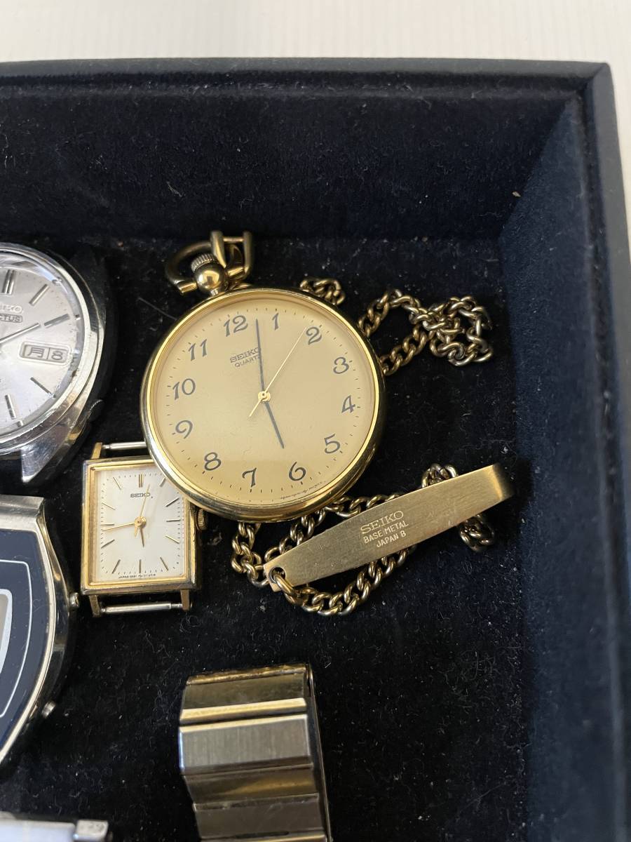 ★1円～★時計　色々まとめて8点 セイコー カシオ リコー CITIZEN MARC BY MARC JACOBS BVLGARI 等々。。写真要参照