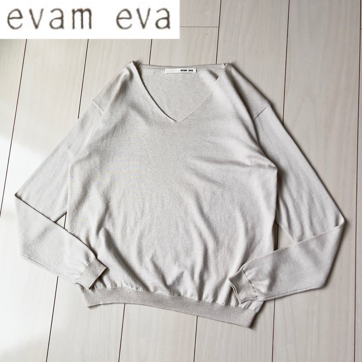 gauge evam cotton eva pullover エヴァムエヴァ evameva 