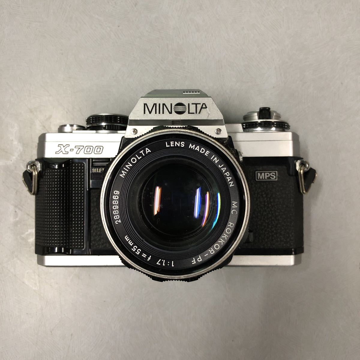 ミノルタ 一眼レフカメラ x-700 MPS MC ROKKOR -PF 1:1.7 55mm MINOLTA