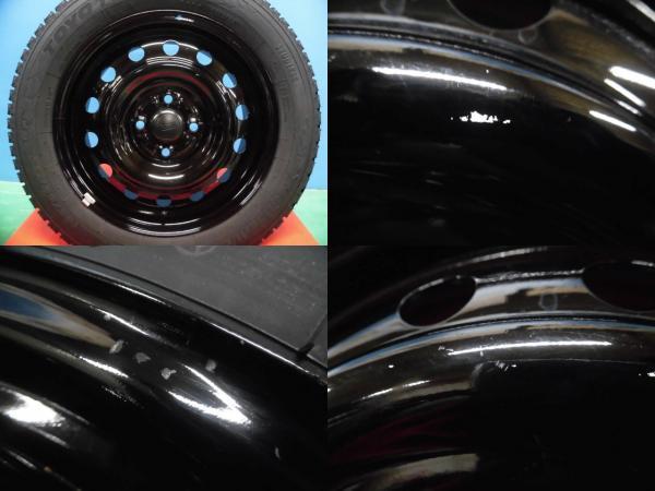 中古 ダイハツ タフト 純正 スチールホイール 15インチ ブラック