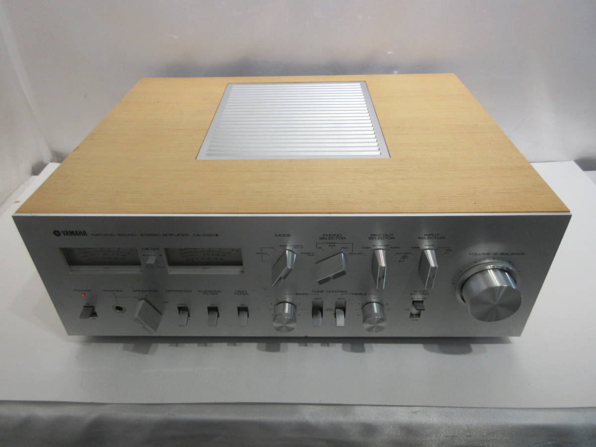 【通電確認のみ】YAMAHA CA-1000III プリメインアンプ 名機 YAMAHA ヤマハ CA-1000Ⅲ プリメインアンプ 通電確認済