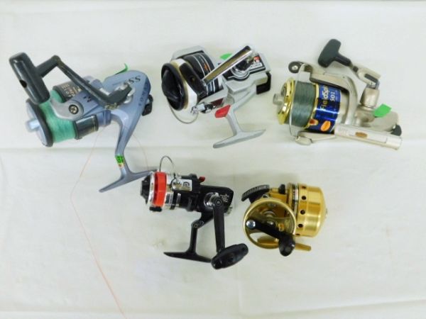444★リール 5点セット まとめて RYOBI SS 3800 ZM-T /SPORTLINE ST-O DAIWA/Field Spin alpha tackle /他★送料690円～