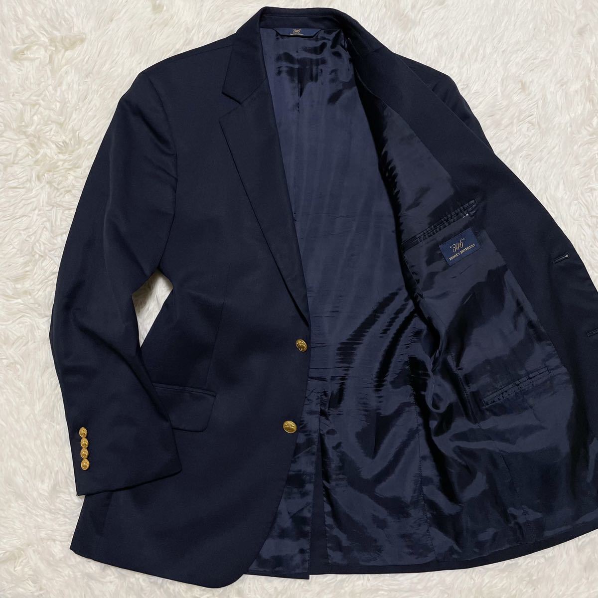 ブルックスブラザーズ『金の王様』Brooks Brothers 紺ブレ テーラード 