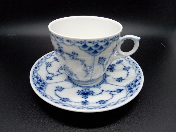 新作，お得 ROYAL COPENHAGEN／カップ＆ソーサー ブルーフルーテッド ハーフレース ロイコペ(ロイヤルコペンハーゲン)｜売買されたオークション情報、yahooの商品情報をアーカイブ公開 - オークファン ロイヤルコペンハーゲン