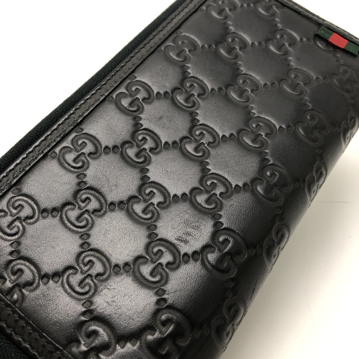 グッチ ラウンドファスナー長財布 Wファスナー オーガナイザー 295830  