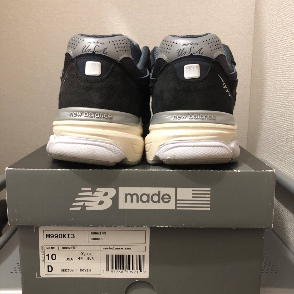 正規品 New Balance × KITH M990 V3 KI3 Genesis 28.0 ネイビー 