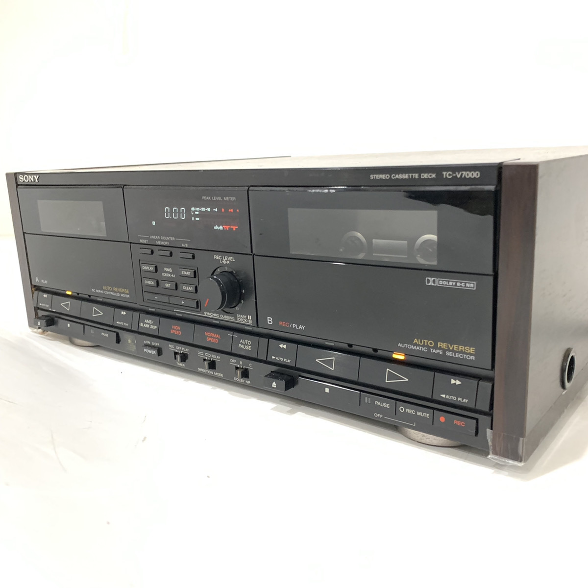 SONY TC-V7000 ダブルリバース・カセットデッキ【1736】 【公式通販】