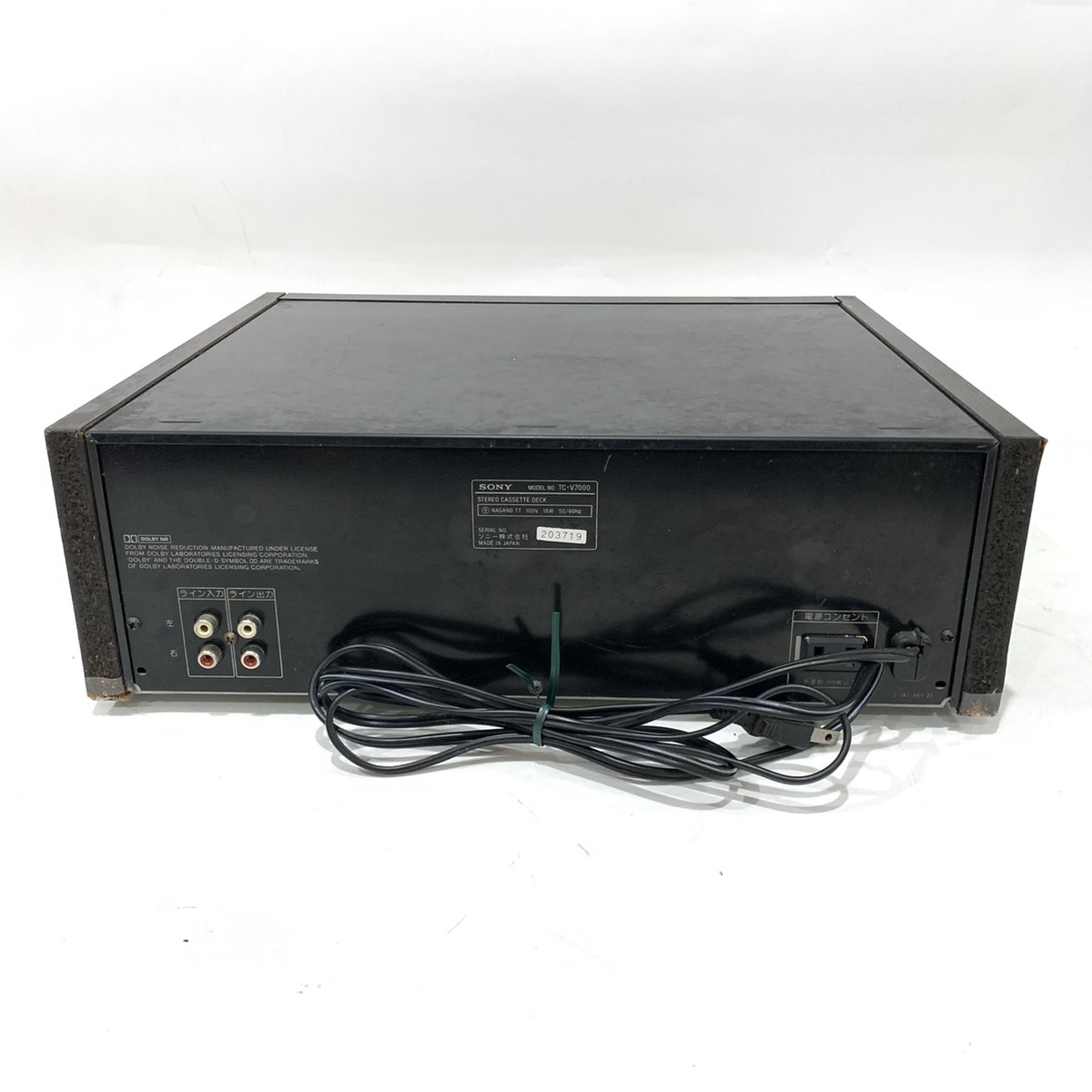 SONY TC-V7000 ダブルリバース・カセットデッキ【1736】 【公式通販】