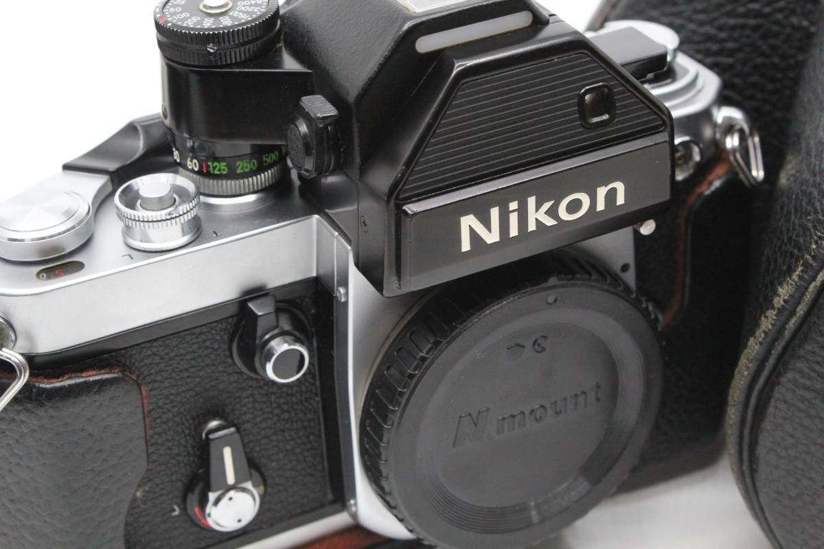 【送料無料１円～／超美品】 ニコン Nikon F2 フォトミック S ボディ シルバー 763万番 ケース CF-1 MT3316_1