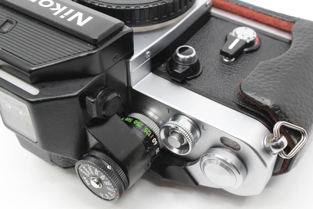 【送料無料１円～／超美品】 ニコン Nikon F2 フォトミック S ボディ シルバー 763万番 ケース CF-1 MT3316_3