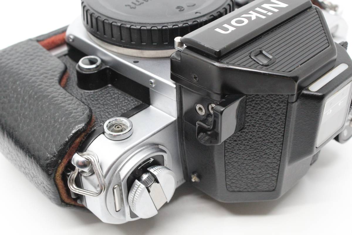 【送料無料１円～／超美品】 ニコン Nikon F2 フォトミック S ボディ シルバー 763万番 ケース CF-1 MT3316_4