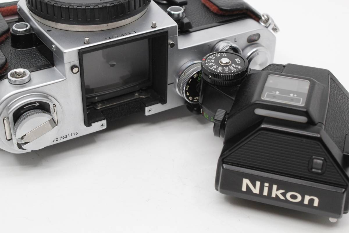 【送料無料１円～／超美品】 ニコン Nikon F2 フォトミック S ボディ シルバー 763万番 ケース CF-1 MT3316_5