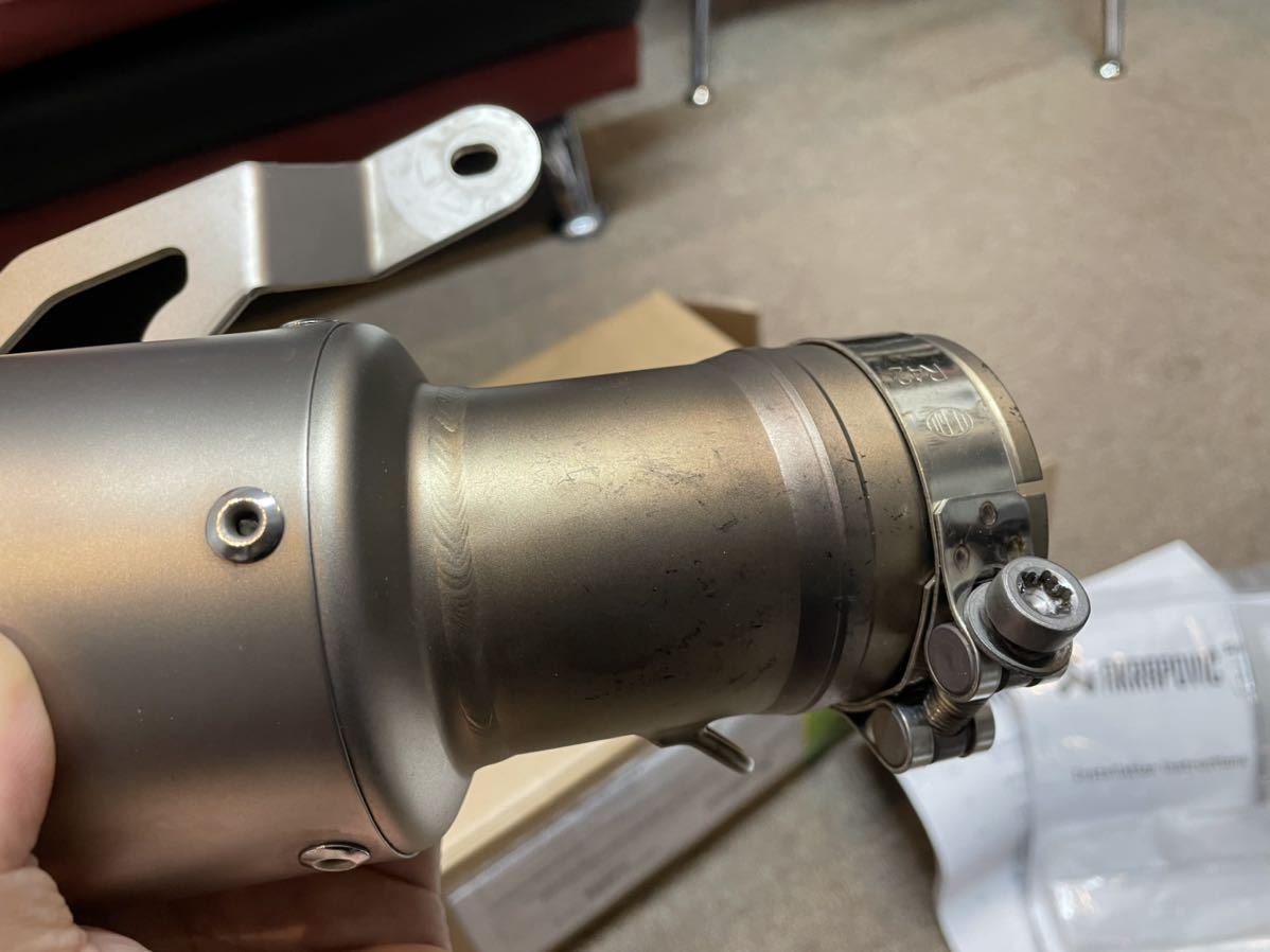 AKRAPOVIC アクラポビッチ チタン GPタイプ スリップオンマフラー