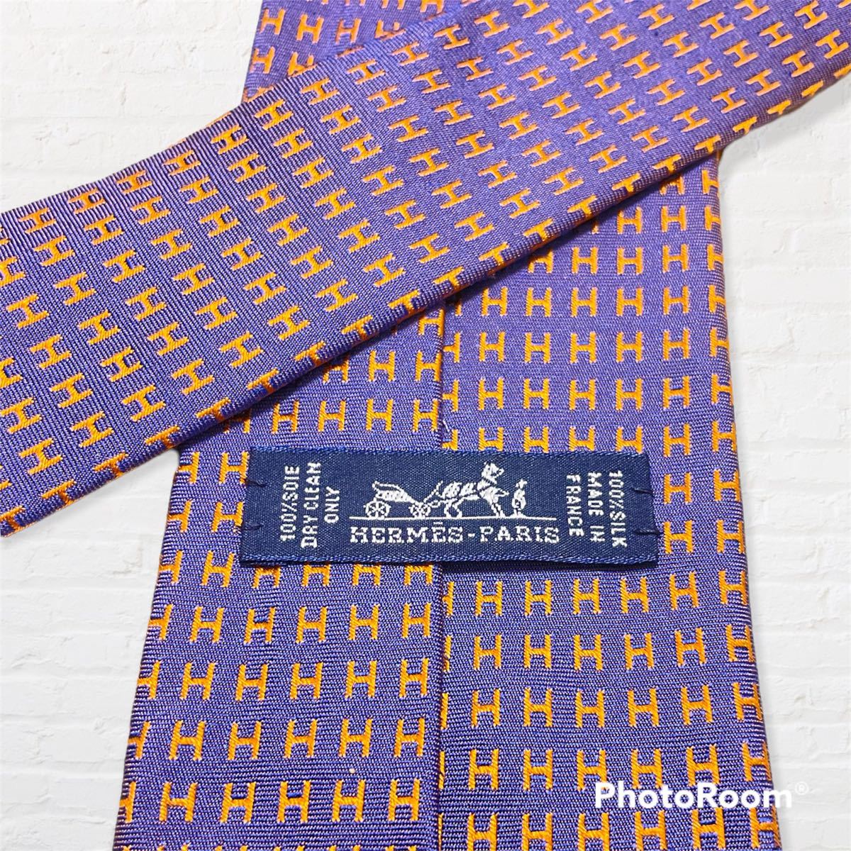 人気 エルメス HERMES ファソネ H 8CM ネクタイ シルク 100％ バイ