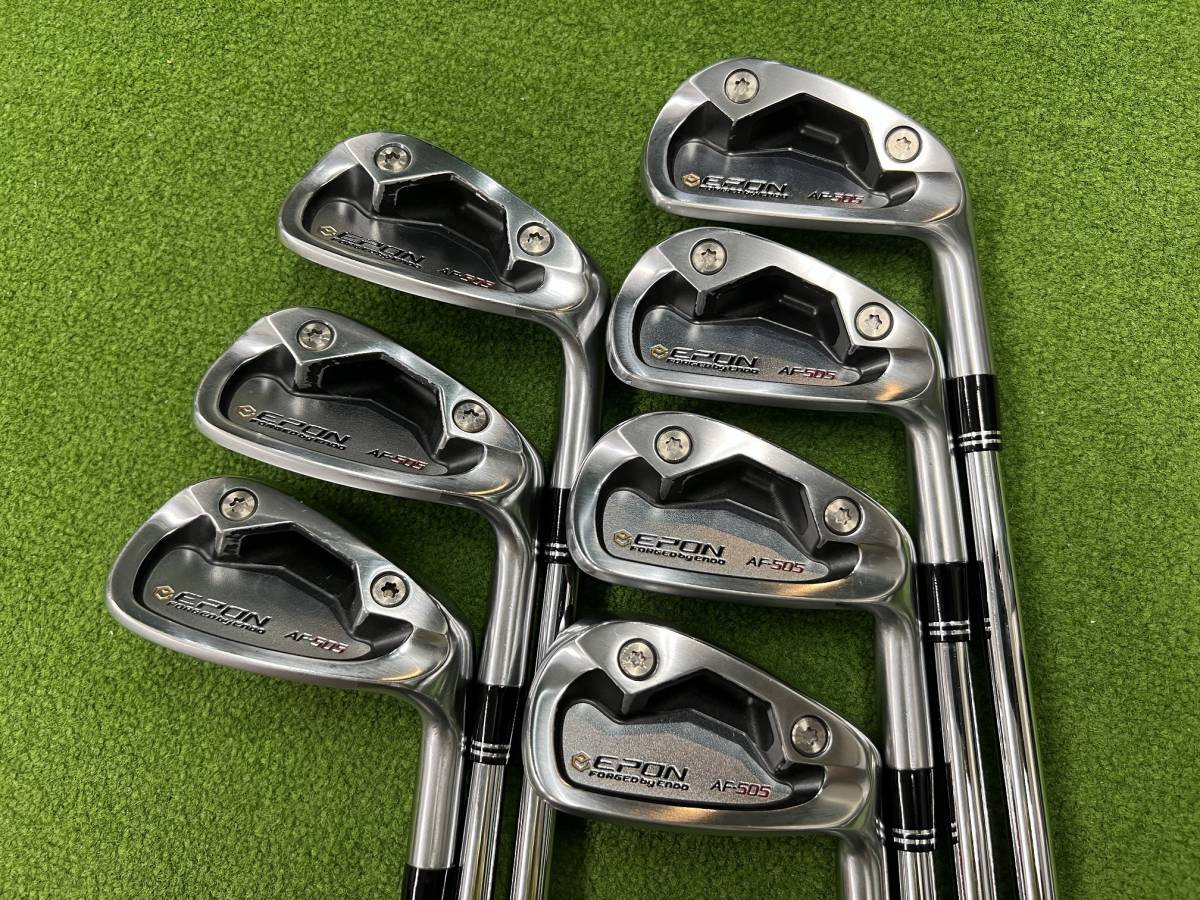 お得，低価 エポン EPON AF-505 アイアンセット ＃5-Pw・Aw 7本セット