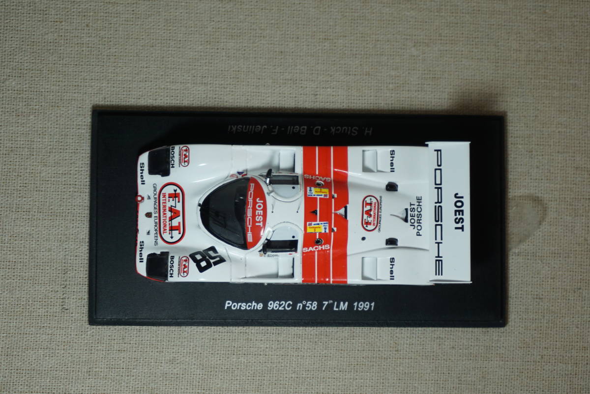 1/43 ルマン ヨースト spark Porsche 962 C #58 JOEST 1991 Le Mans