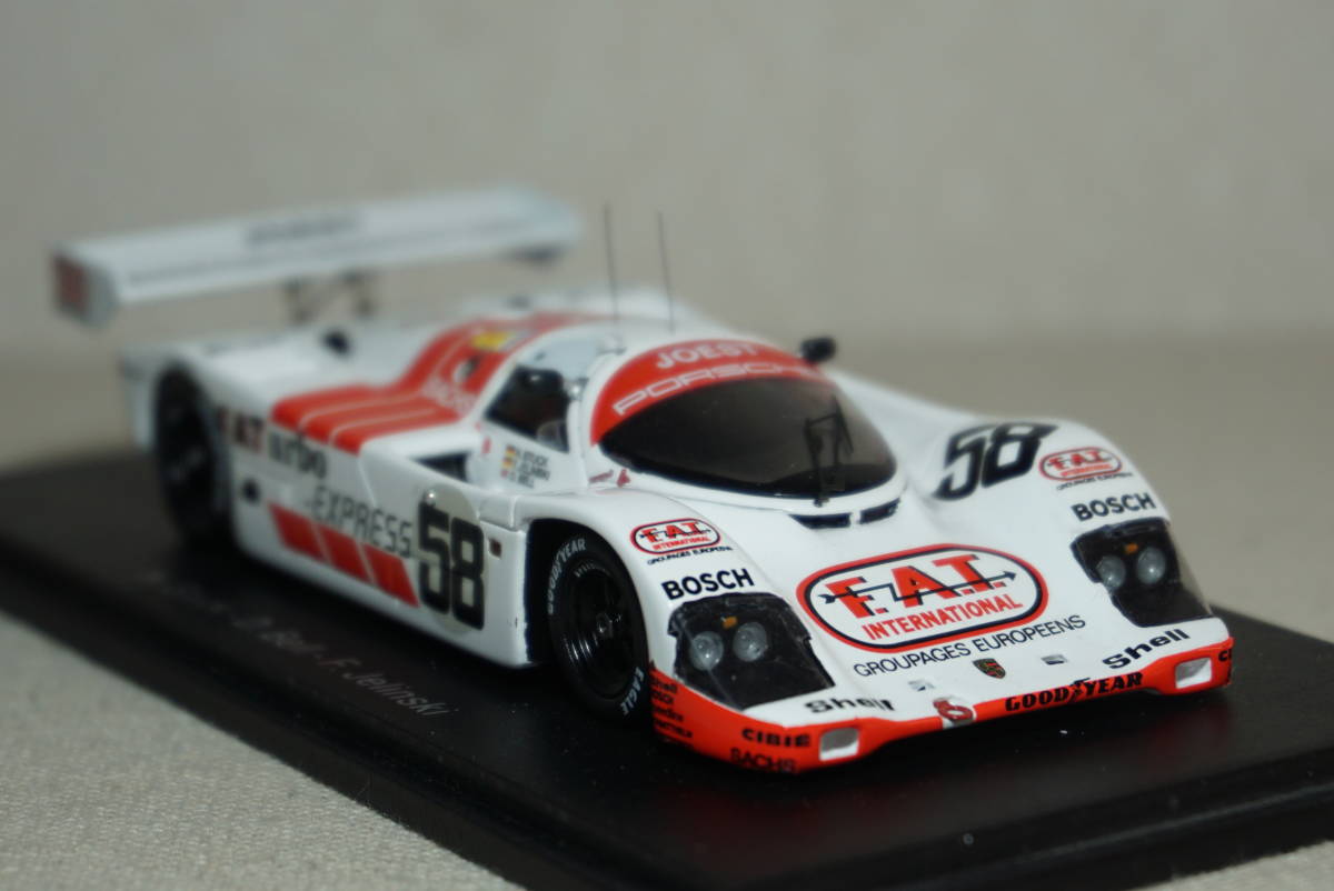 1/43 ルマン ヨースト spark Porsche 962 C #58 JOEST 1991 Le Mans