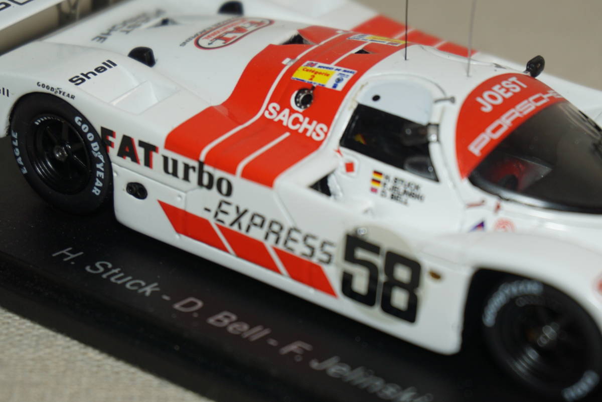 1/43 ルマン ヨースト spark Porsche 962 C #58 JOEST 1991 Le Mans 24h 7th ポルシェ コンラート Konrad FAT Porsche 1&frasl;43 Le SPARK 3位 Model