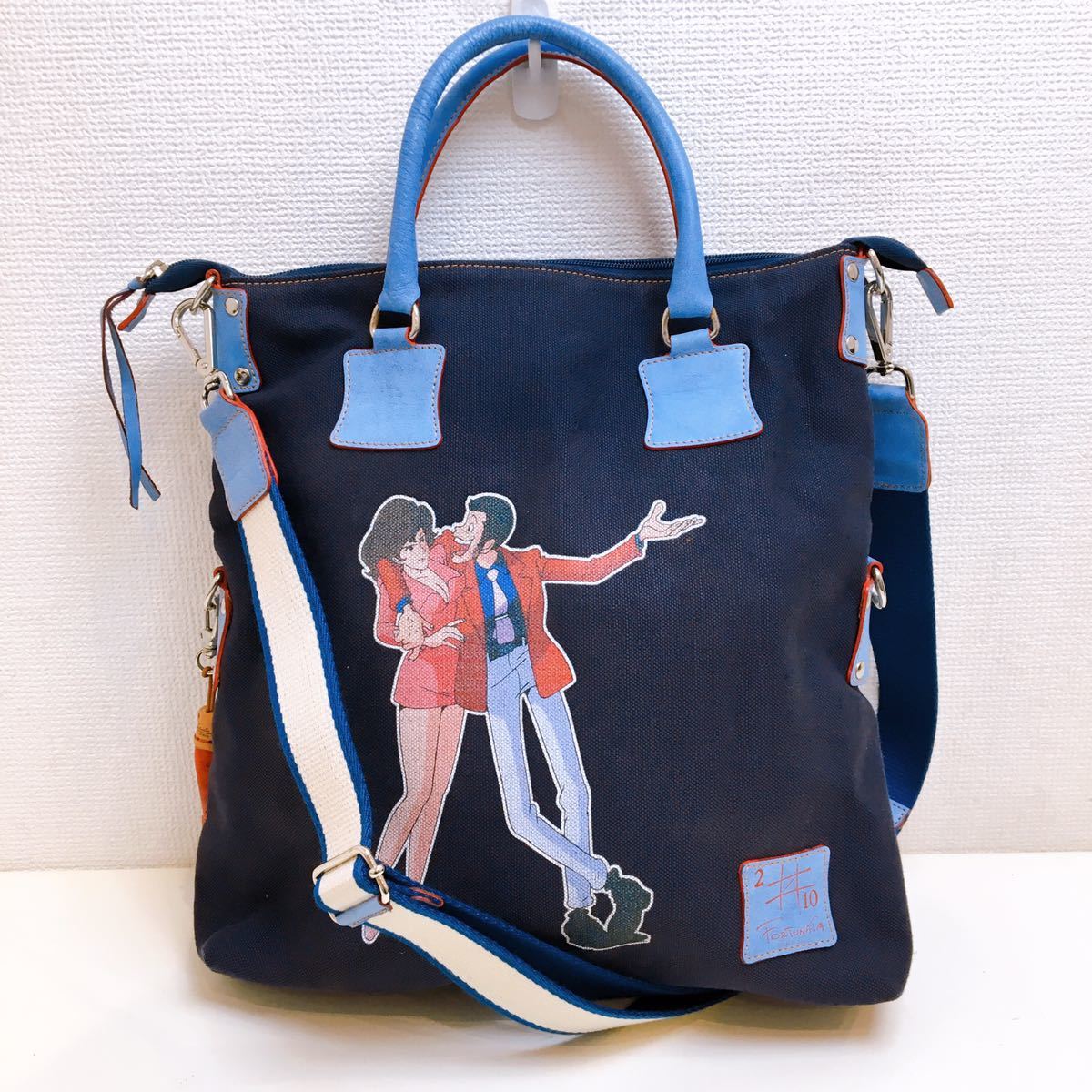 58【中古】FORTUNATA フォルトゥナータ 2WAY トートバッグ ルパン三世  
