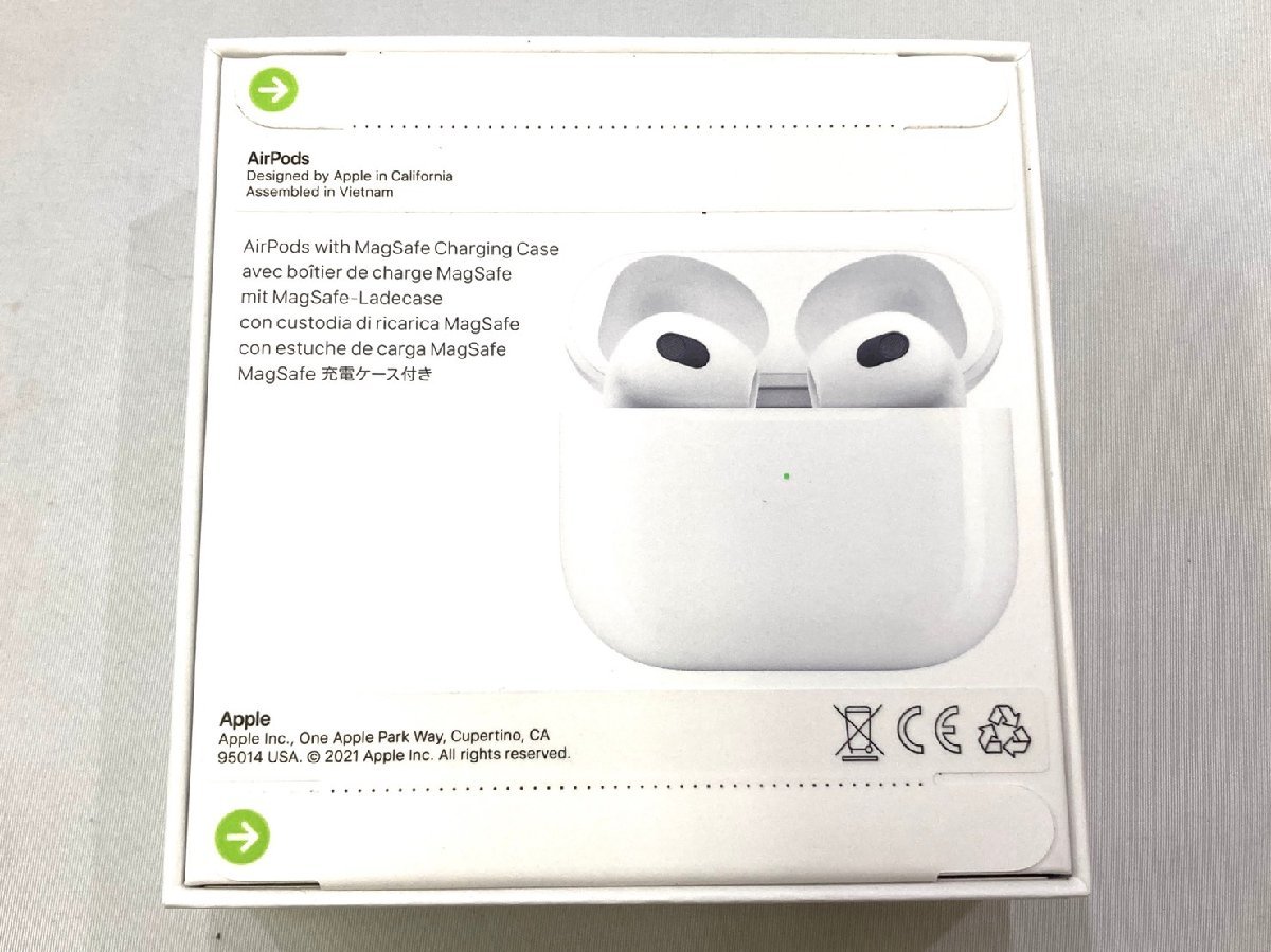 ○新品未開封！！Apple アップル AirPods エアポッズ 第3世代 MME73J/A