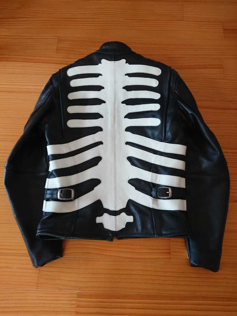 VANSON BONE バンソン ボーン レザー ライダース ジャケット シングル 