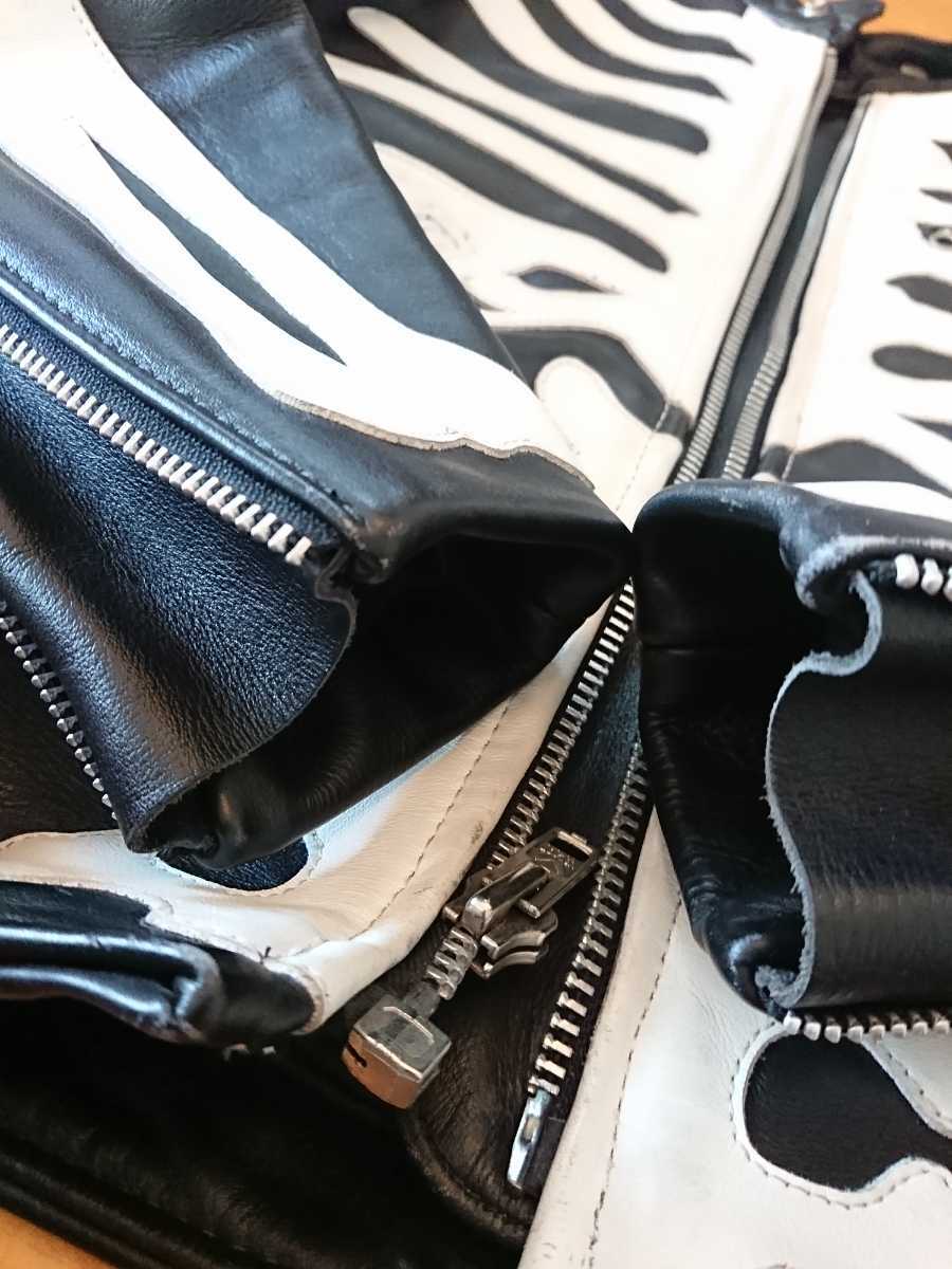 VANSON BONE バンソン ボーン レザー ライダース ジャケット シングル 36 スカル バンソン VANSON ボーン ダブル VANSON(バンソン 0