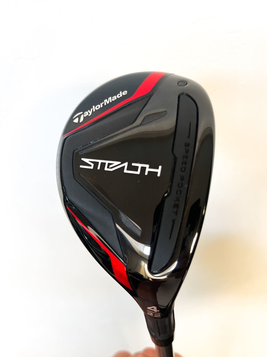 練習場で20球打ちました。STEALTH ステルス レスキュー U4 22度 純正