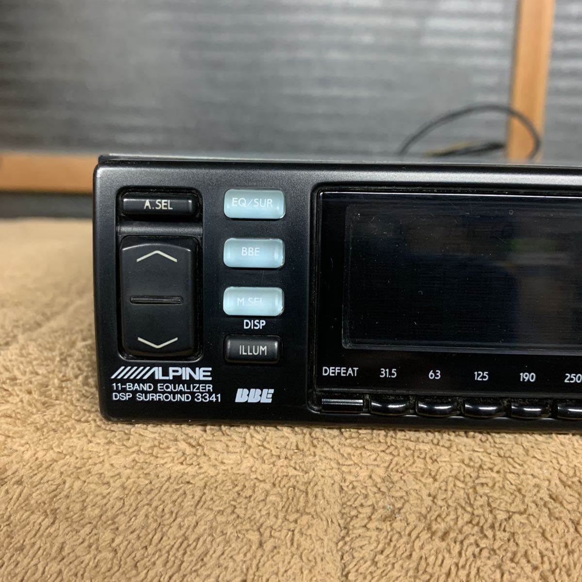 ALPINE 3341 グラフィックイコライザー ALPINE カーオーディオ