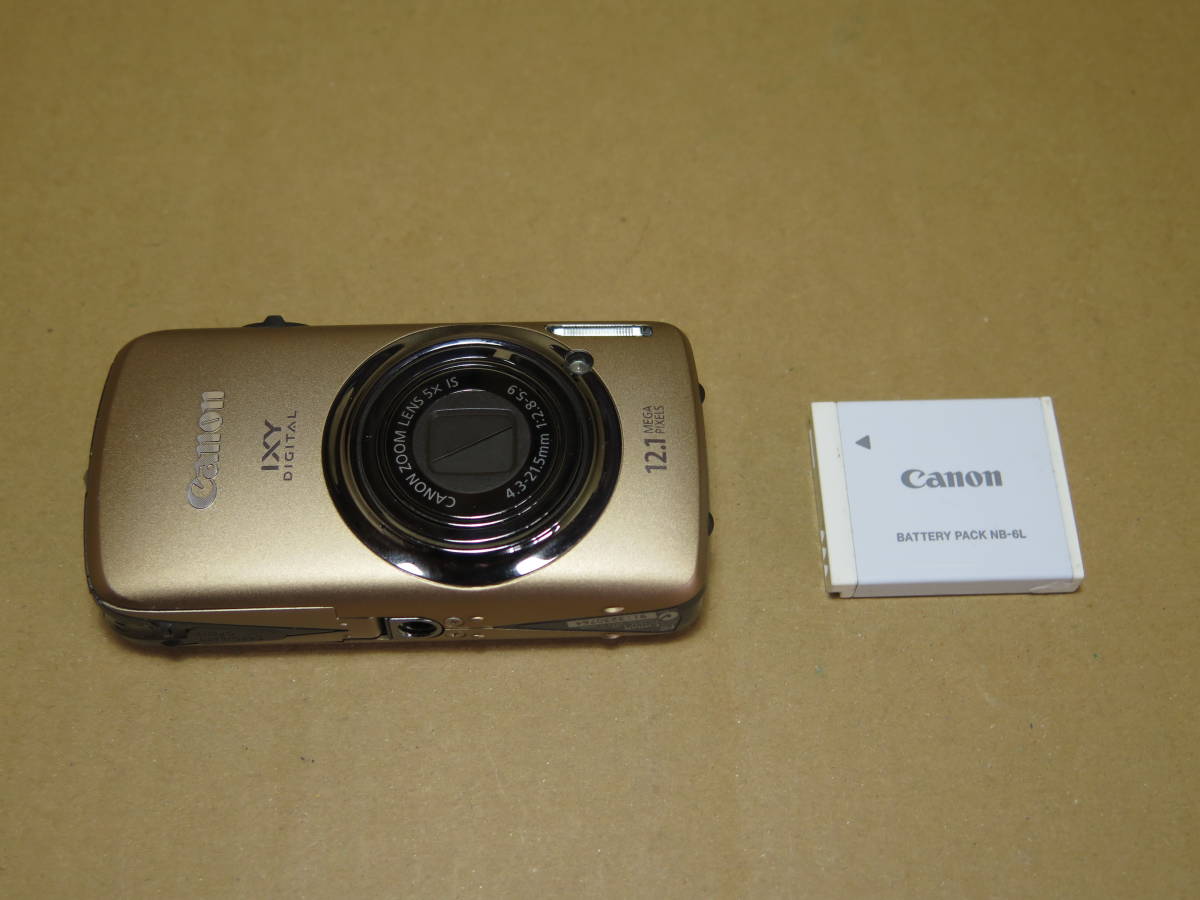 Canon キャノン IXY DIGITAL 930 IS (BW) ブラウン 中古美品 送料無料 