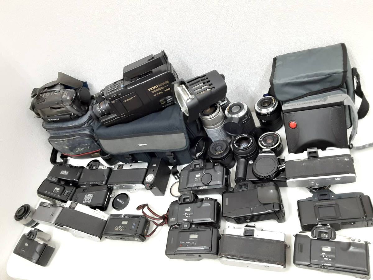 動作未確認 OLYMPUS PEN-D コンパクトフィルムカメラ 現状渡し