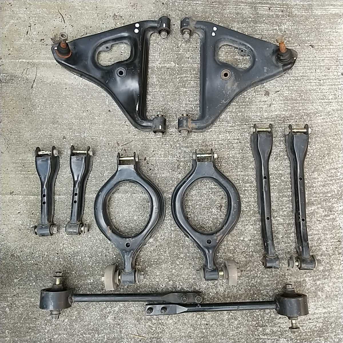 S13系 シルビア 180SX 純正 フロント ロアアーム 左右セット 足回り