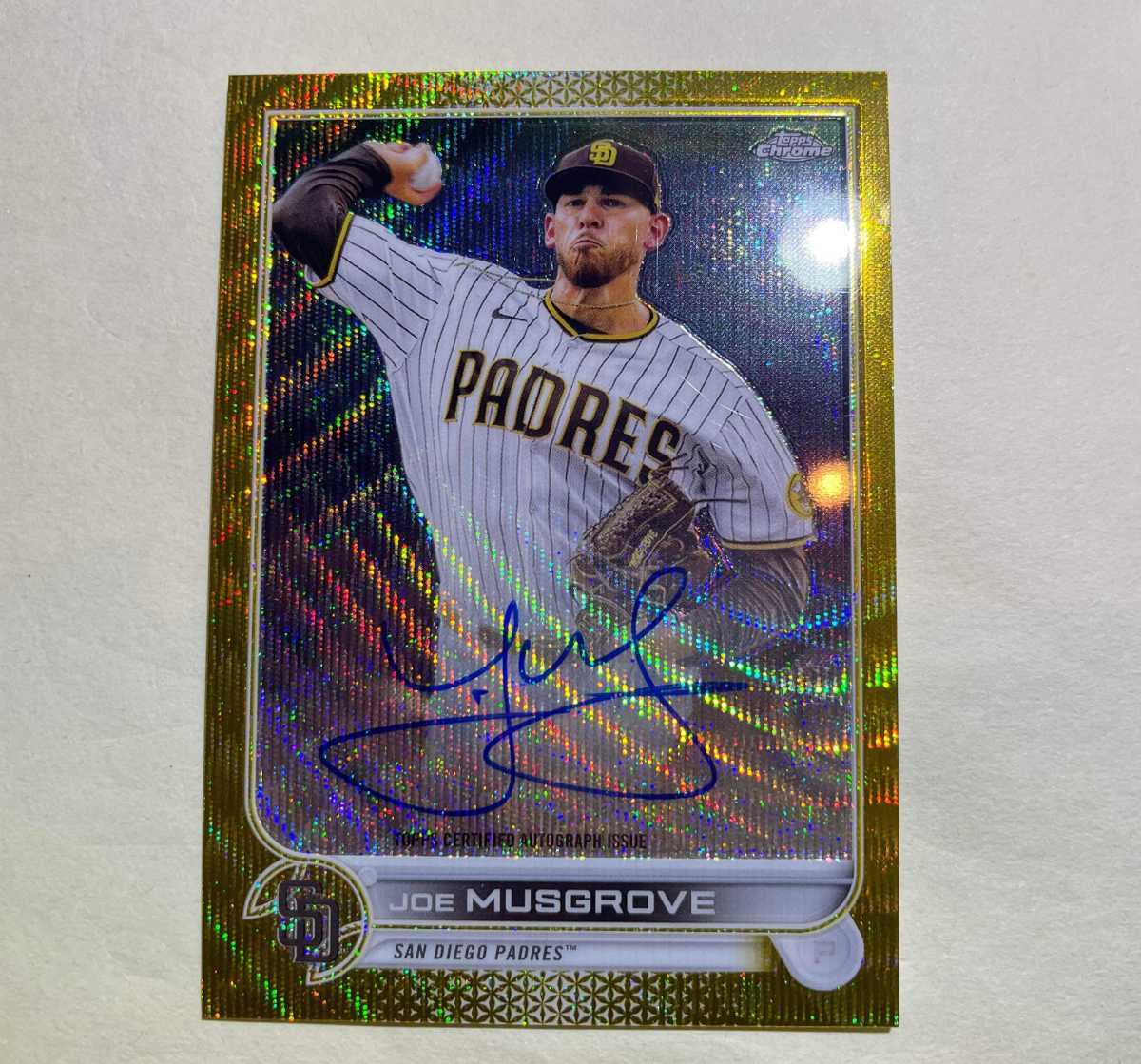 0 Topps Chrome Joe Musgrove Update Baseball Game #ASGC-44 All-Star 