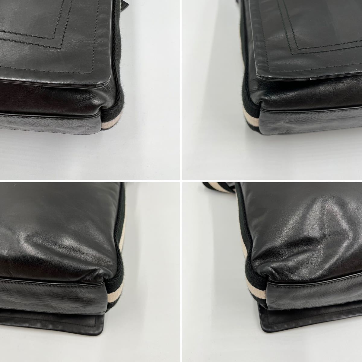 1円 【極美品】 Bally バリー ショルダーバッグ メッセンジャーバッグ