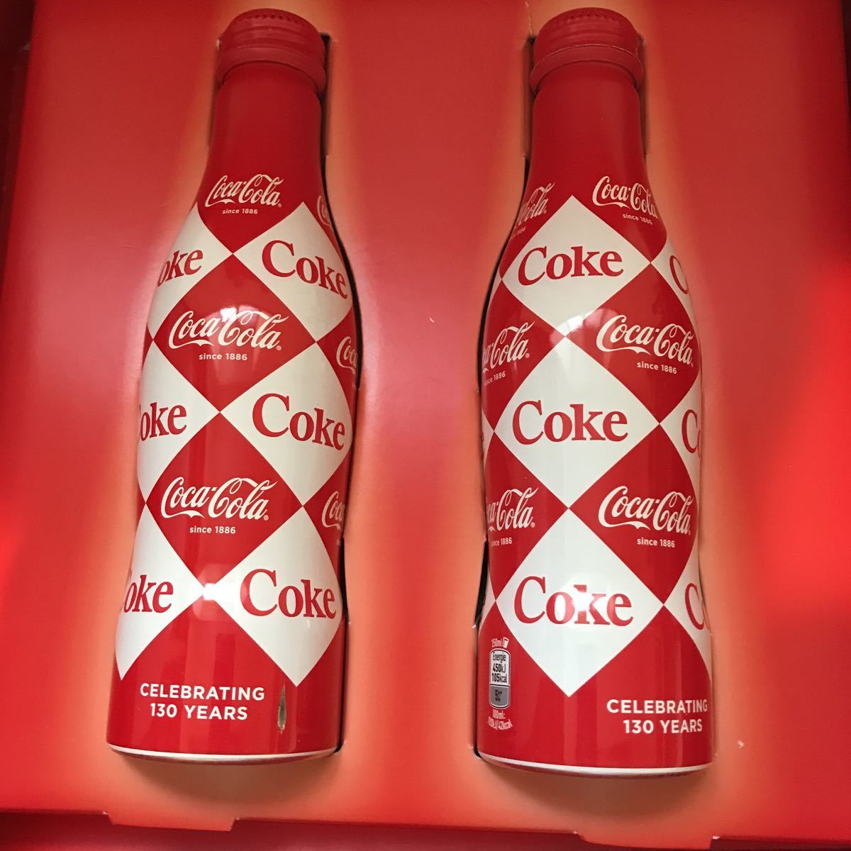 コカコーラ スリムボトル箱入り2本-① コカ・コーラ スリムボトル