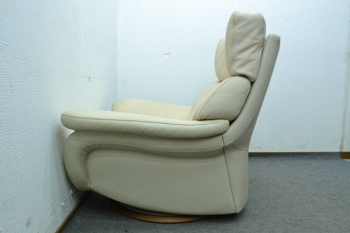 karimoku カリモク 回転 本革レザー 1人掛けソファ ラウンジソファ karimoku カリモク 回転 本革レザー 1人掛けソファ ラウンジソファ