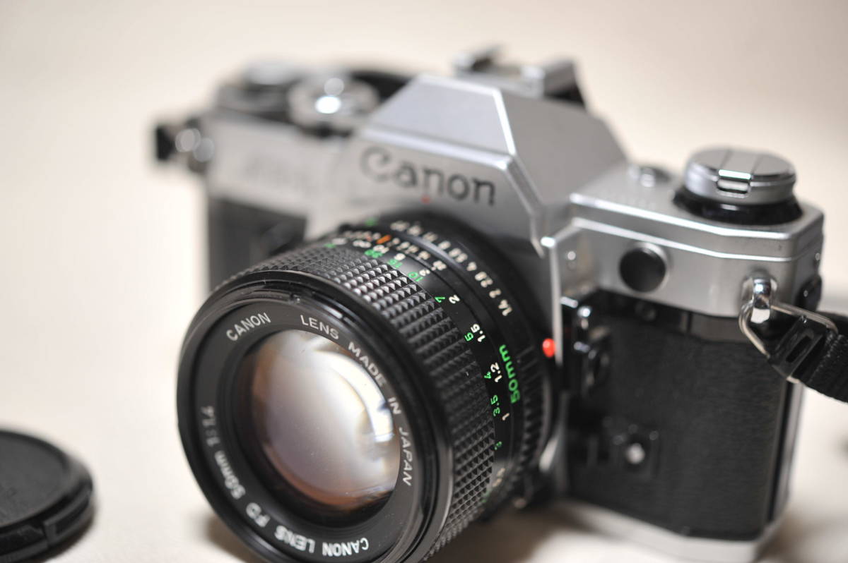Canon キヤノン AE-1 + NFD 50mm 1:1.4 レンズ Canon AE-1 New FD NFD