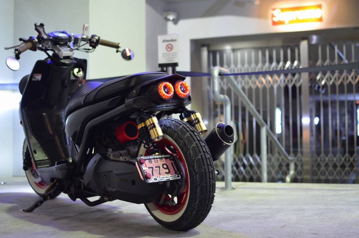 SICKSPEED バイク用 USナンバーフレーム USDM JDM ズーマー ラッカス