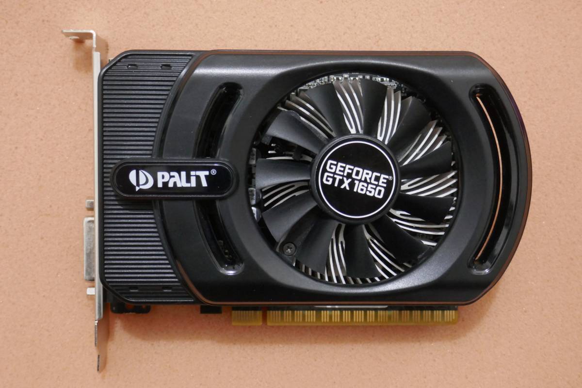 Palit GTX1650 4GB 動作確認済 4GB GTX GeForce GDDR5 STORMX メルカリ