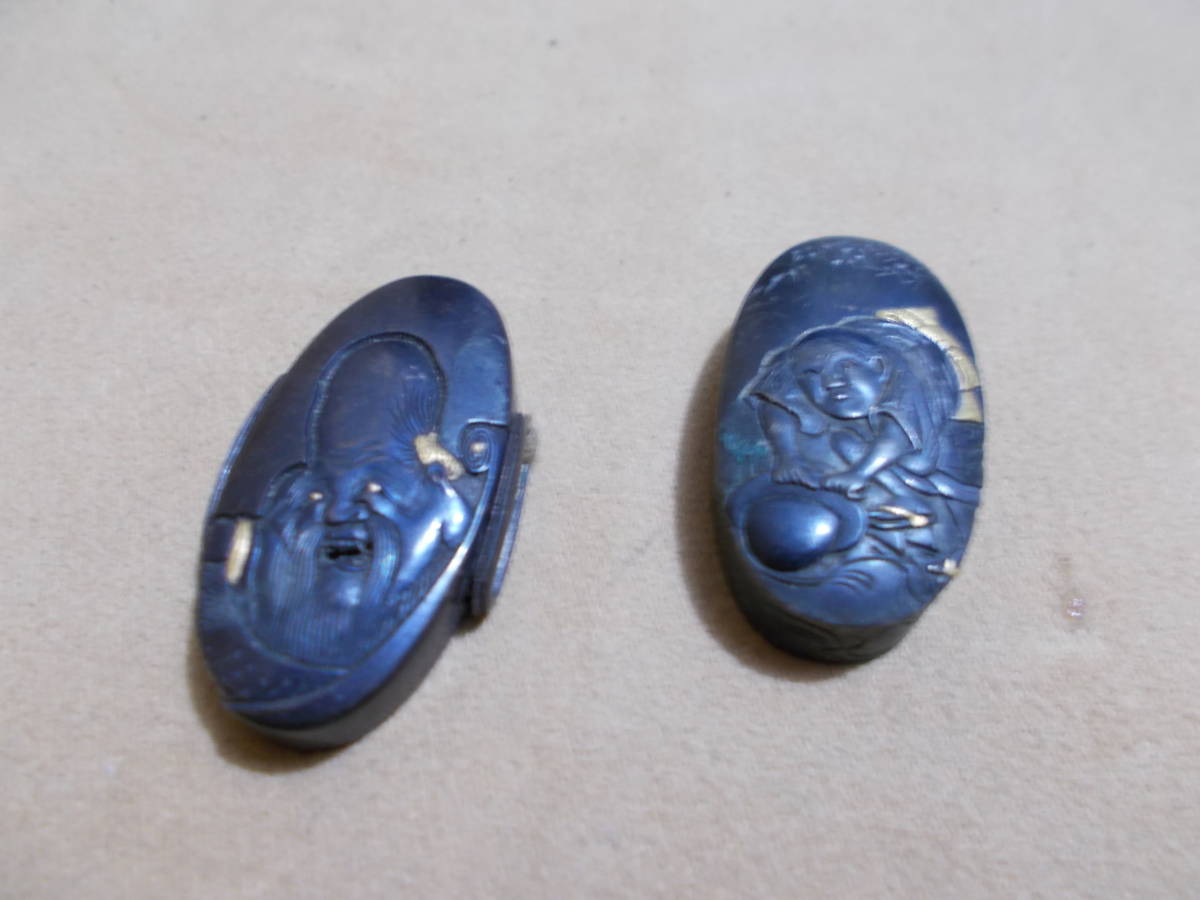 縁頭 刀装具 まとめ 菊 | 一覧 時代物 金象嵌 植物 獅子 波 鳥 人物